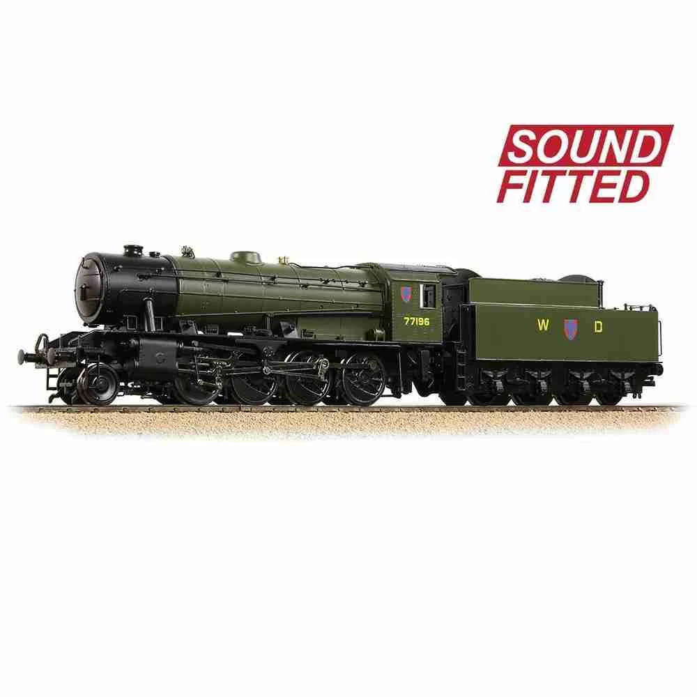 Hornby Bachmann 32-255BSF WD Austerity Class 77196 Army Transport Green-Sound Fitted 1 Hornby Bachmann 32-255BSF WD Austerity Class 77196 Army Transport Green-Sound Fitted