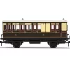 Hornby OO GWR, 4 Wheel Coach, Brake 3RD Class, 301 - ERA 2/3