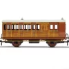 Hornby OO GNR, 4 Wheel Coach, Brake 3RD Class, Fitted Lights, 399 - ERA 2