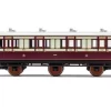 Hornby OO LNWR, 6 Wheel Coach, 1ST Class, Fitted Lights, 1889 - ERA 2