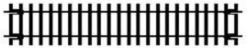 Hornby OO/HO Straight Track Length 168mm