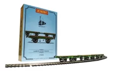 Hornby OO L&MR, Flat Bed 3 Wagon Pack - ERA 1