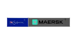 Hornby OO Safmarine & Maersk, Container Pack, 1 X 20' And 1 X 40' Containers - Era 11