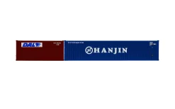 Hornby OO DAL & Hanjin, Container Pack, 1 X 20' And 1 X 40' Containers - Era 11