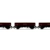 Hornby OO MHA Ballast Wagon, Three Pack, EWS - Era 9