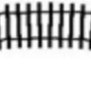 Hornby OO/HO Curve 1st Radius Double Curve 371mm 45 Degrees