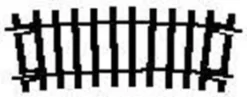 Hornby OO/HO Curve 2nd Radius Half 428mm