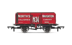 Hornby OO 7 Plank Wagon 'North's Navigation' No. 3000
