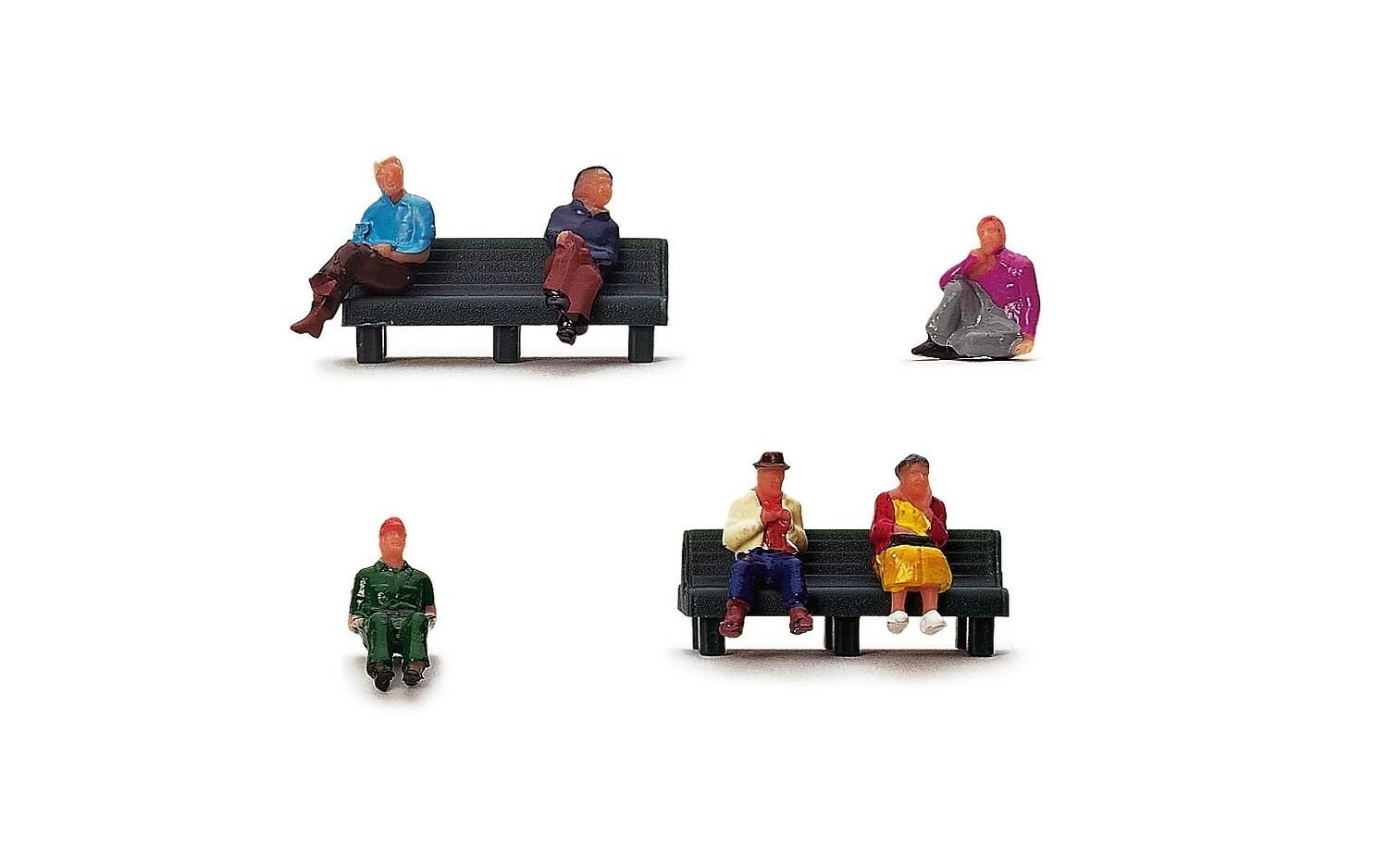 Hornby OO Sitting People 1 Hornby OO Sitting People