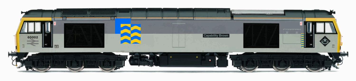 Hornby R30157 BR, Class 60, Co-Co, 60002 ‘Capability Brown’ – Era 8 1 Hornby R30157 BR, Class 60, Co-Co, 60002 ‘Capability Brown’ – Era 8