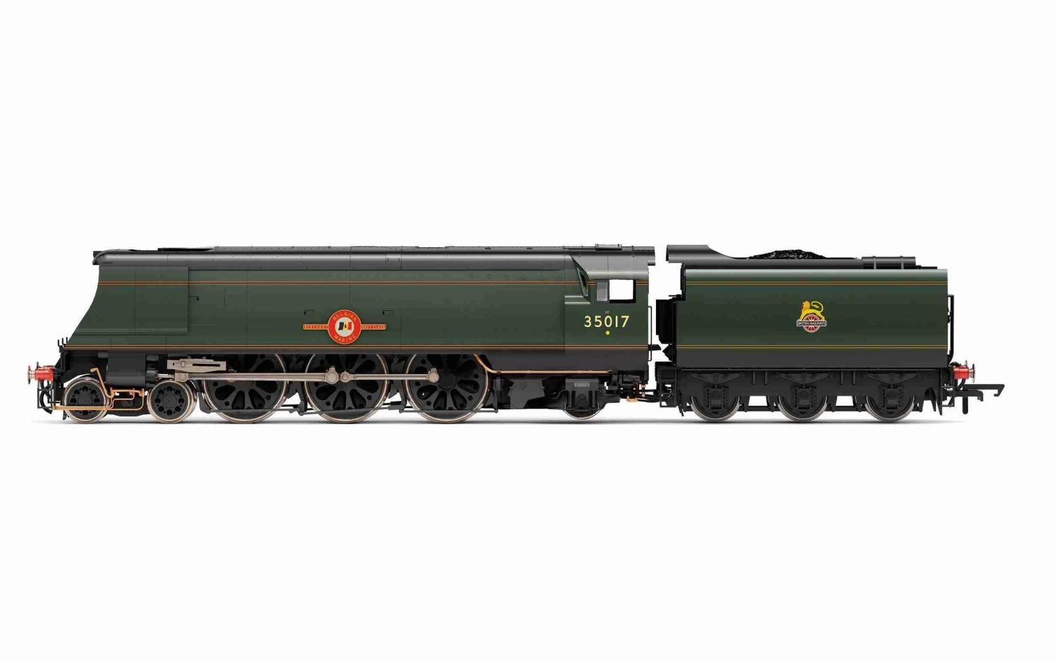 Hornby R3861 BR, Merchant Navy Class, 4-6-2, 35017 ‘Belgian Marine’ – Era 4 1 Hornby R3861 BR, Merchant Navy Class, 4-6-2, 35017 ‘Belgian Marine’ – Era 4
