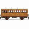 Hornby R40103 GNR, 4 Wheel Coach, 1st Class, Fitted Lights, 1534 – Era 2