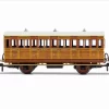 Hornby R40104A GNR, 4 Wheel Coach, 3rd Class, Fitted Lights, 1505 – Era 2