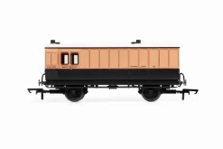 Hornby R40295 LSWR, 4 Wheel Coach, Passenger Brake, 82 – Era 2