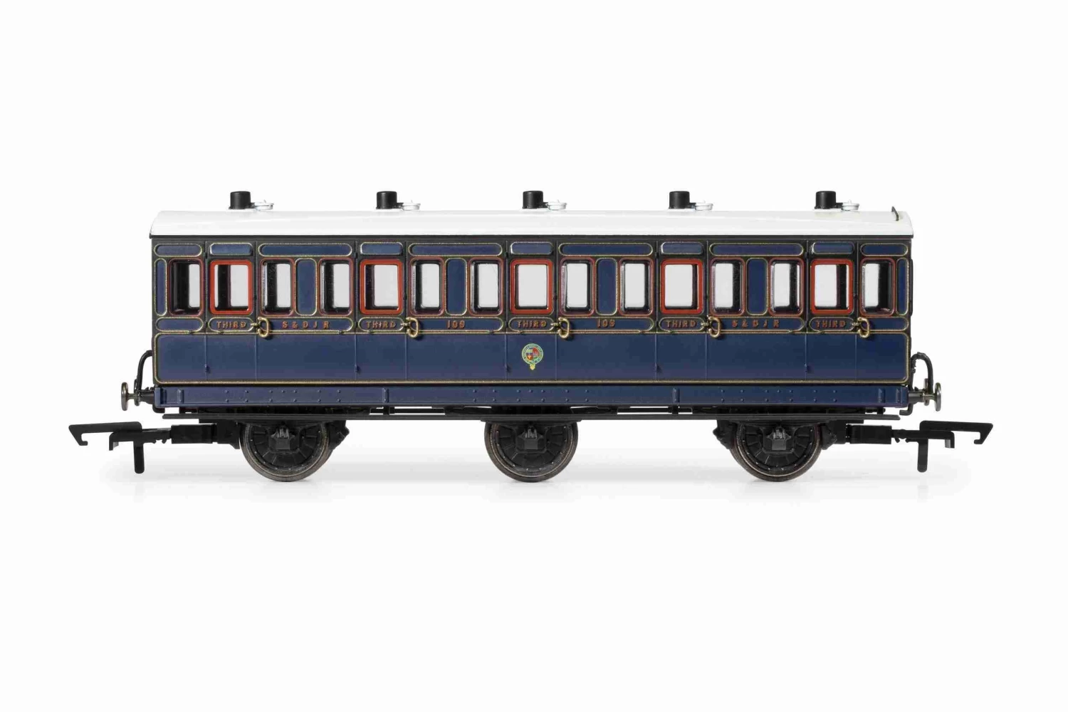 Hornby R40298 S&DJR 3RD CLASS 6 WHEEL COACH 1 Hornby R40298 S&DJR 3RD CLASS 6 WHEEL COACH