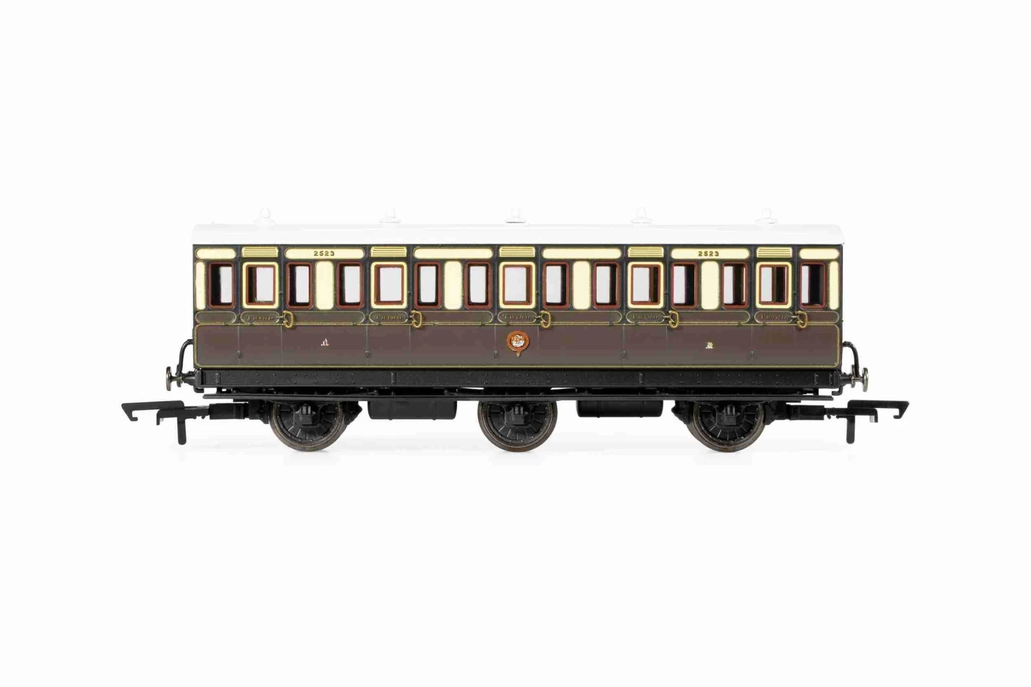 Hornby R40306 GWR, 6 Wheel Coach, 3rd Class, 2523 – Era 2/3 1 Hornby R40306 GWR, 6 Wheel Coach, 3rd Class, 2523 – Era 2/3