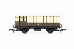 Hornby R40310 GWR, 4 Wheel Coach, Passenger Brake, 505 – Era 2/3