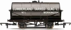 Hornby R60034 20T Tank Wagon, Cumberland Tarred Slag – Era 2/3