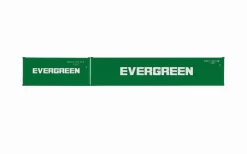 Hornby R60042 Evergreen, Container Pack, 1 X 20’ And 1 X 40’ Containers – Era 11