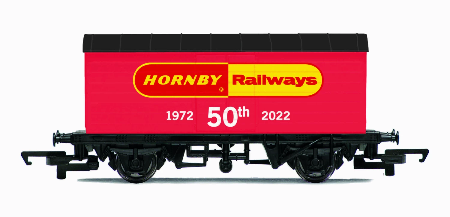 Hornby R60086 Railways 50th Anniversary Wagon, 1972 – 2022 1 Hornby R60086 Railways 50th Anniversary Wagon, 1972 – 2022