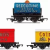 Hornby R6990 ‘Retro’ Wagons, Three Pack, Crawfords Biscuits, Seccotine Tanker, Colman’s Mustard