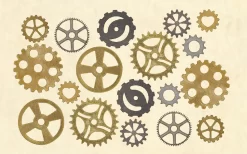 Hornby BL8008 OO SteamPunk Clock Cogs Pack