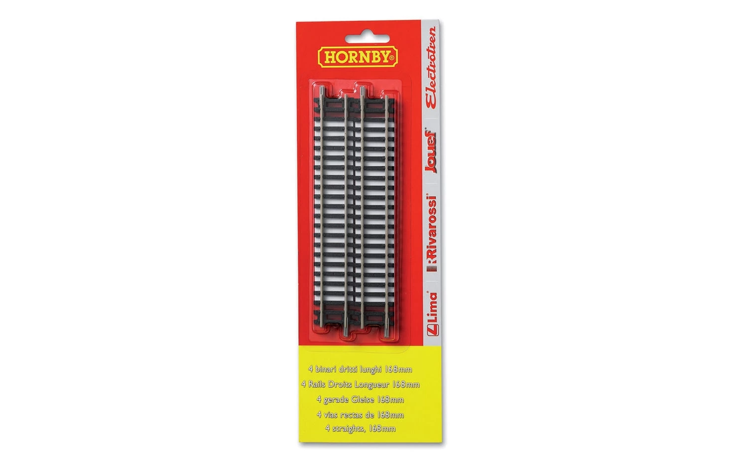 Hornby HT8300 OO R600 Straight Track Blister Pack (Pack Of 4) 1 Hornby HT8300 OO R600 Straight Track Blister Pack (Pack Of 4)