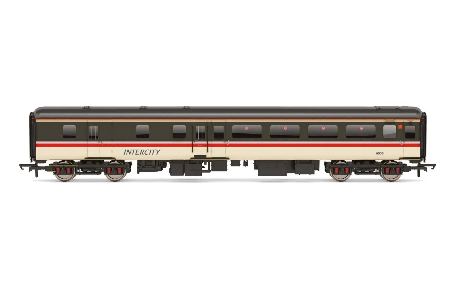 Hornby R4921 OO British Railways Intercity Mk.2F Brake Second Open Coach #9533 1 Hornby R4921 OO British Railways Intercity Mk.2F Brake Second Open Coach #9533