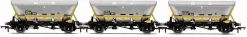 Hornby R60067 HFA Hopper Wagons, Three Pack, BR Coal Sector – Era 8