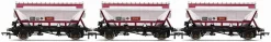 Hornby R60071 CDA Hopper Wagons, Three Pack, EWS – Era 9